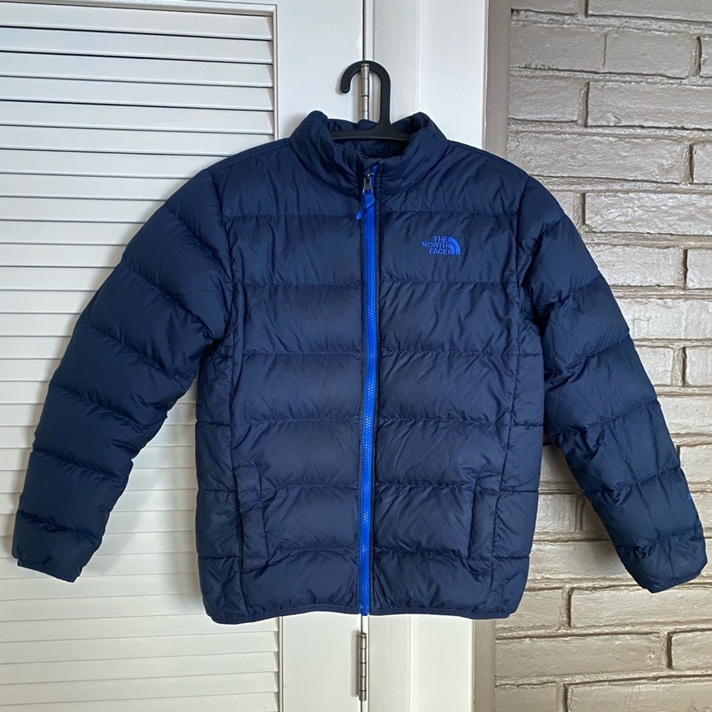 The North Face Kids Blue Puffer Jacket 14/16